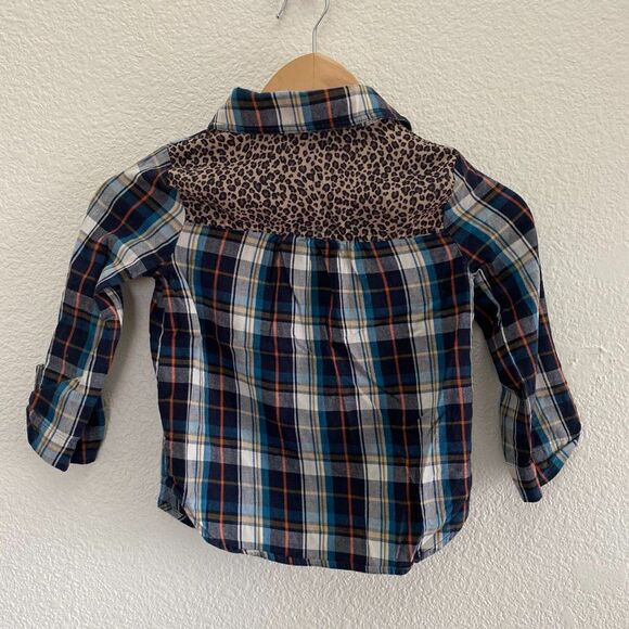 Girls Daytrip Buckle BKE Plaid Button Down Shirt Multi-Color Size Small - Picture 2 of 3